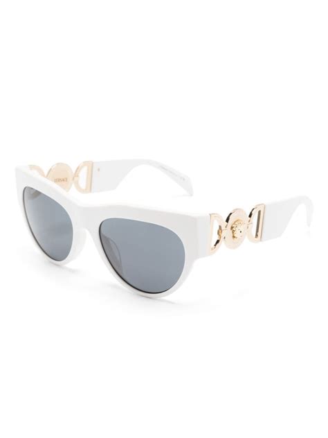 versace white cat eye sunglasses|versace sunglasses price.